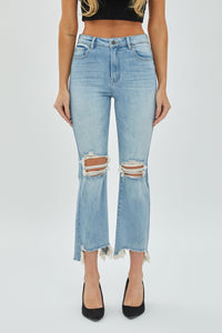 HIDDEN Happi Cropped Flare Stretch Jeans