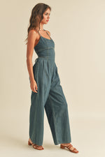 Load image into Gallery viewer, Washed Denim Jumpsuit
