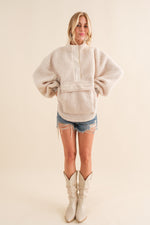 Load image into Gallery viewer, Teddy Thermal Pullover Sweatshirt
