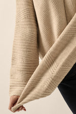 Load image into Gallery viewer, Oatmeal Rib Knit Sweater
