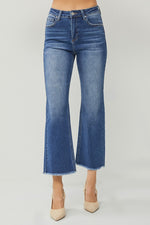 Load image into Gallery viewer, Risen High Rise Crop Straight Jeans
