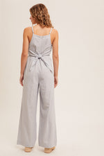Load image into Gallery viewer, Linen Striped Jumpsuit
