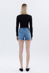 VERVET by Flying Monkey Amicably Denim Shorts