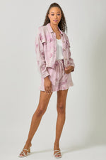 Load image into Gallery viewer, Washed Rose Embroidery Jacket
