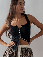 Load image into Gallery viewer, Sierra Ribbed Knit Tank Top- Black
