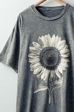 Load image into Gallery viewer, Midnight Sunflower Graphic Tee
