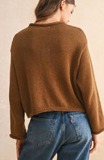 Load image into Gallery viewer, Mia Front Button Cardigan- Mocha
