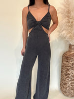 Load image into Gallery viewer, Novelty Knit Jumpsuit
