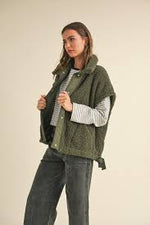 Load image into Gallery viewer, Teddy Utility Vest- Olive
