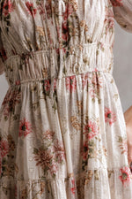 Load image into Gallery viewer, Floral Puff Sleeve Midi Dress
