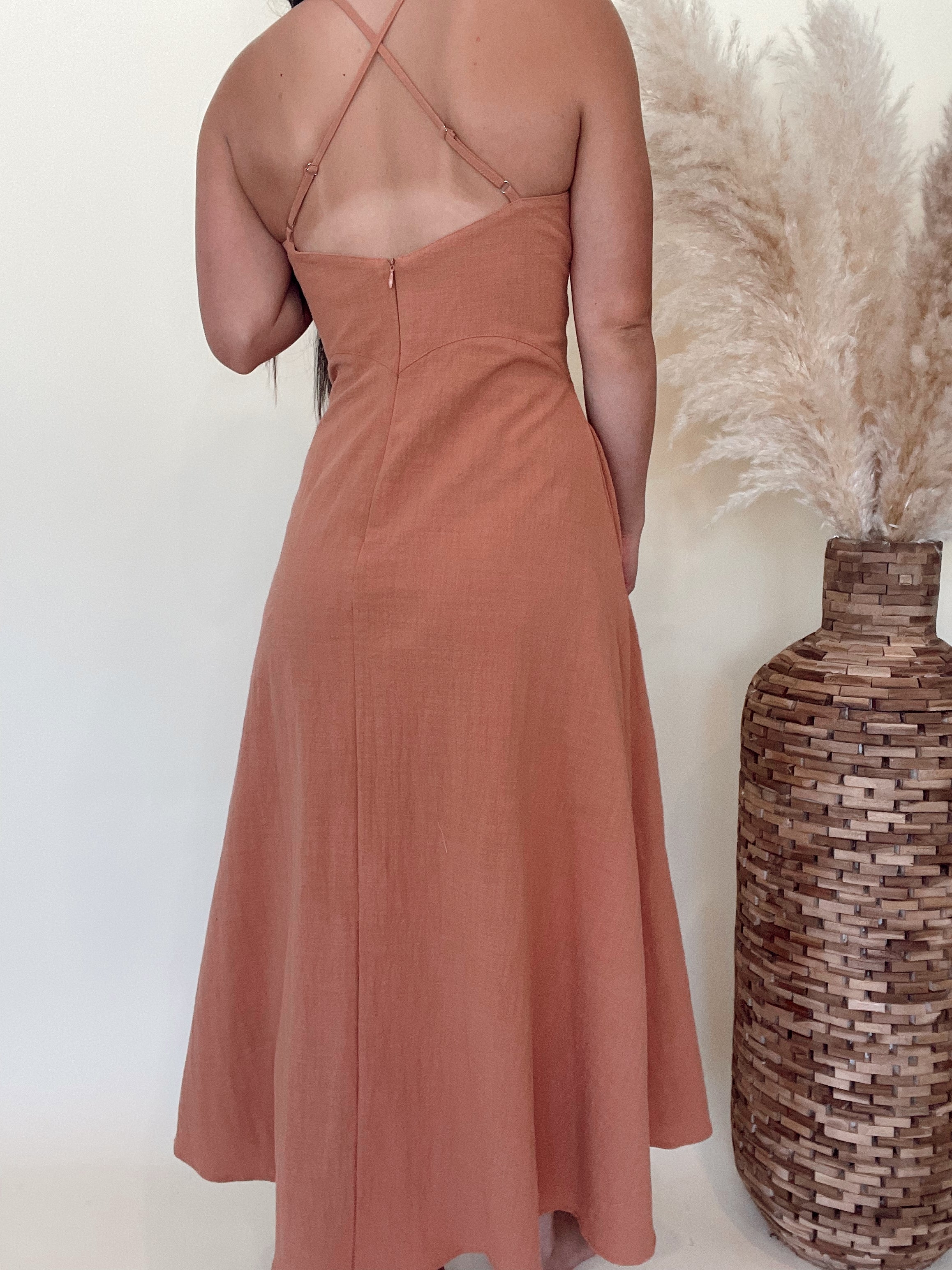 Terracotta Maxi Dress