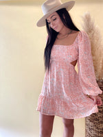 Load image into Gallery viewer, Blush Cut Out Mini Dress
